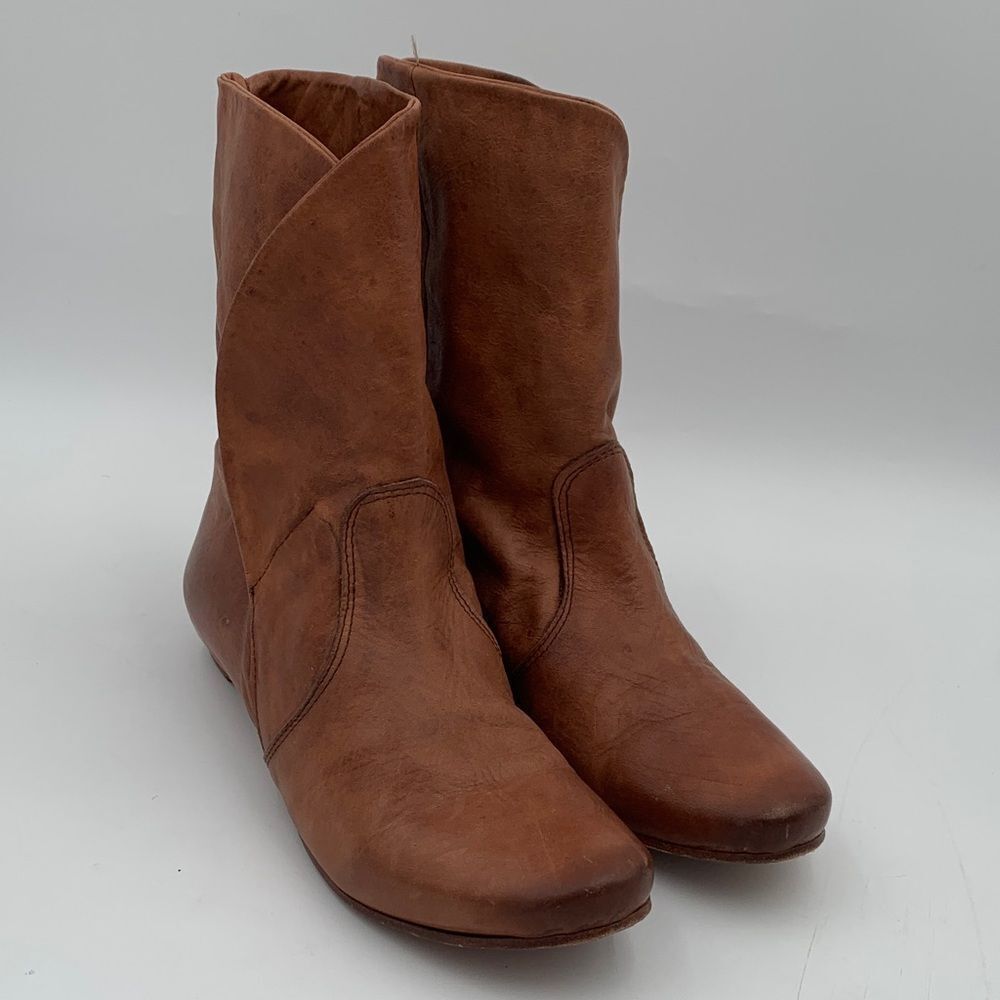 Clif Factor Brown Leather Ankle Boots | Made in Italy | EU 39 - Picture 3 of 12